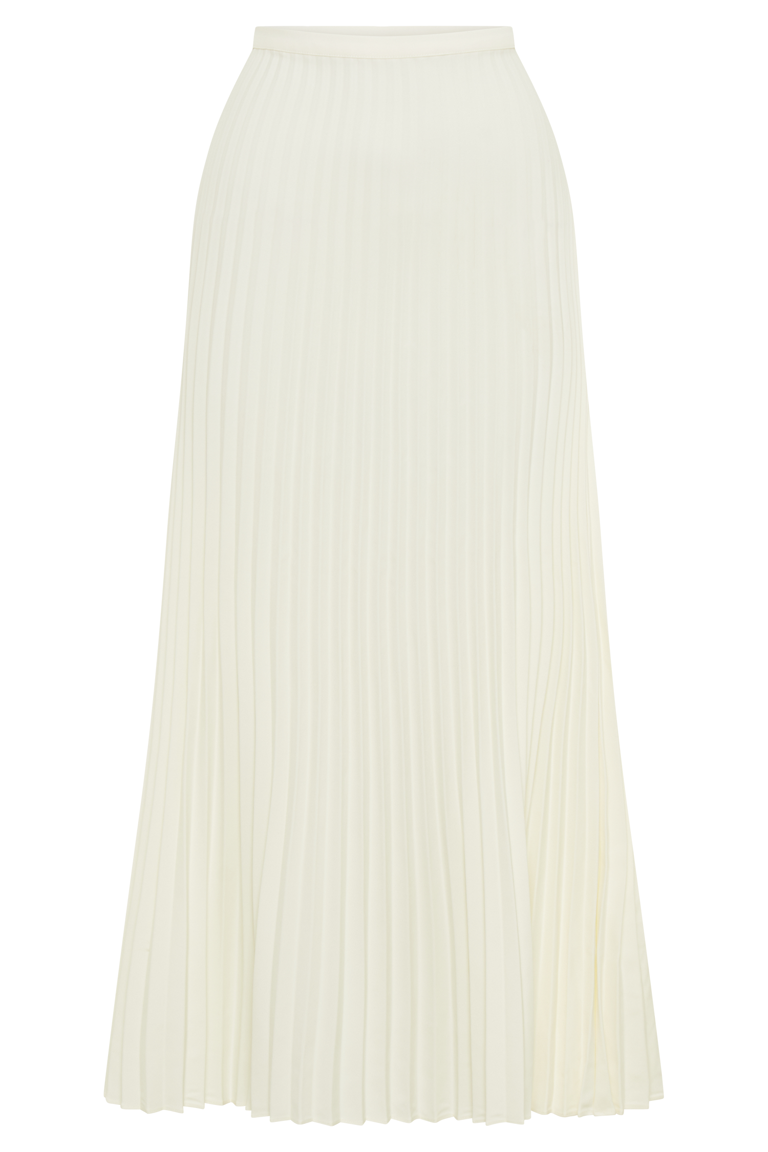 Twyla Ivory Pleated Maxi Skirt
