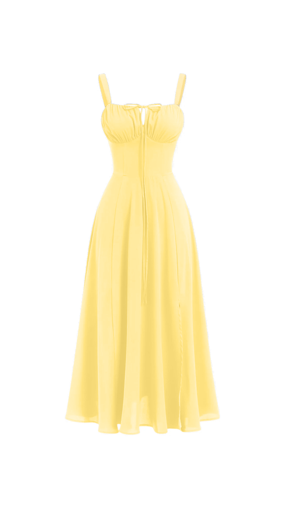 Miyla Lace-Up Back Midi Dress