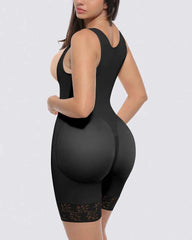 BOOT-YEAHâ„?Mini Bodysuit - Black Lace Tummy Control