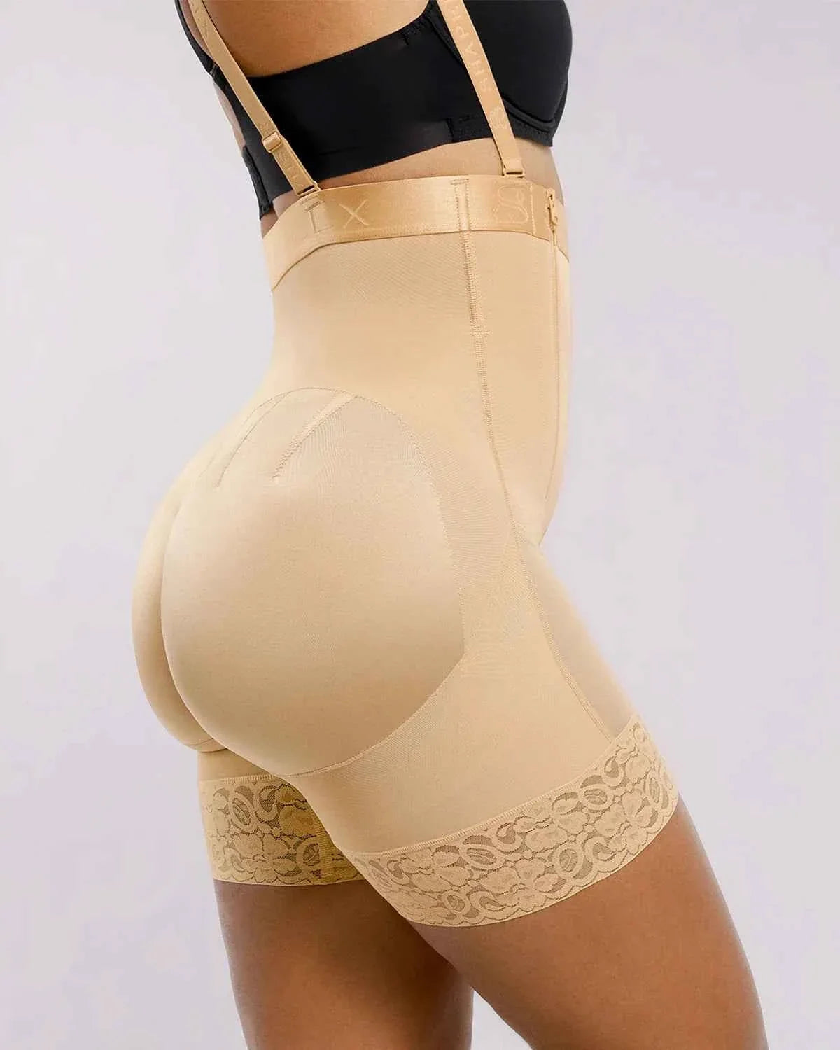 BOOT-YEAHâ„?AirSlim® Postpartum Support Short - Black Lace