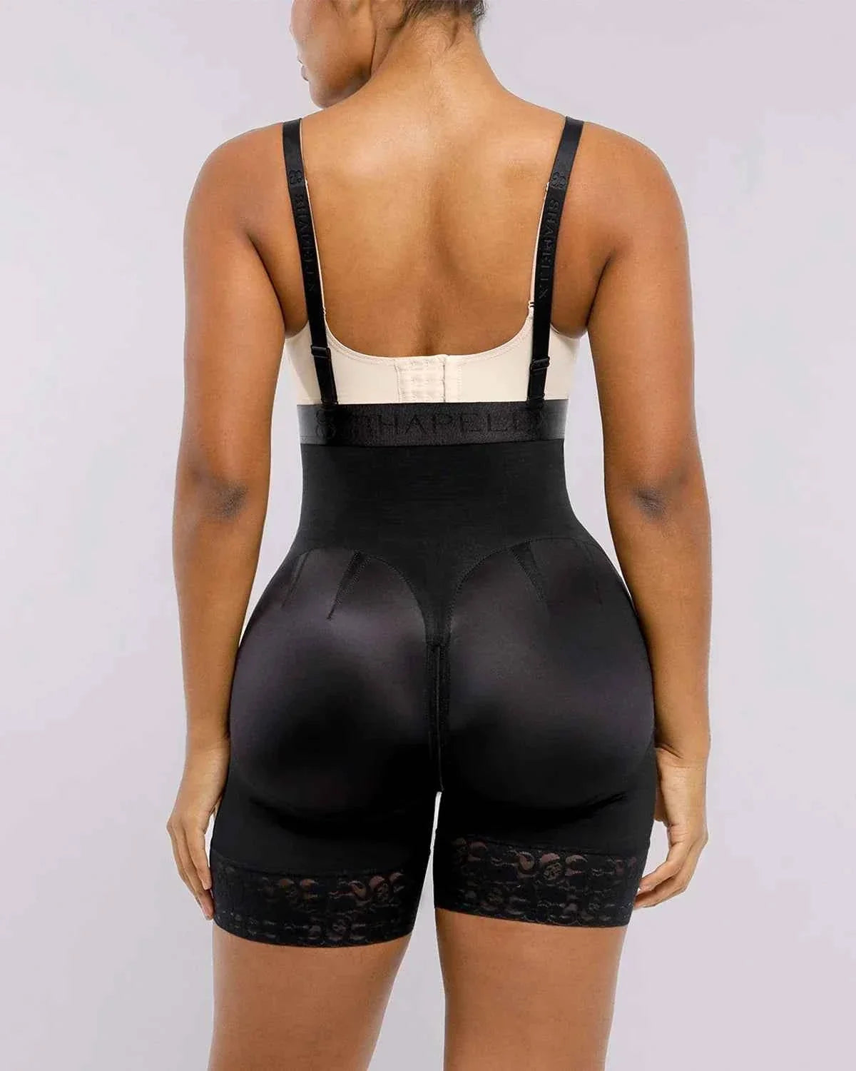 BOOT-YEAHâ„?AirSlim® Postpartum Support Short - Black Lace