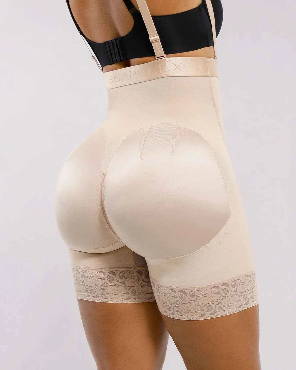 BOOT-YEAHâ„?AirSlim® Postpartum Support Short - Black Lace
