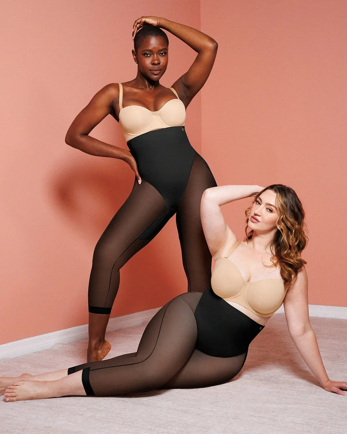 BOOT-YEAH Midi Dress - Black Butt-Lifting Seamless