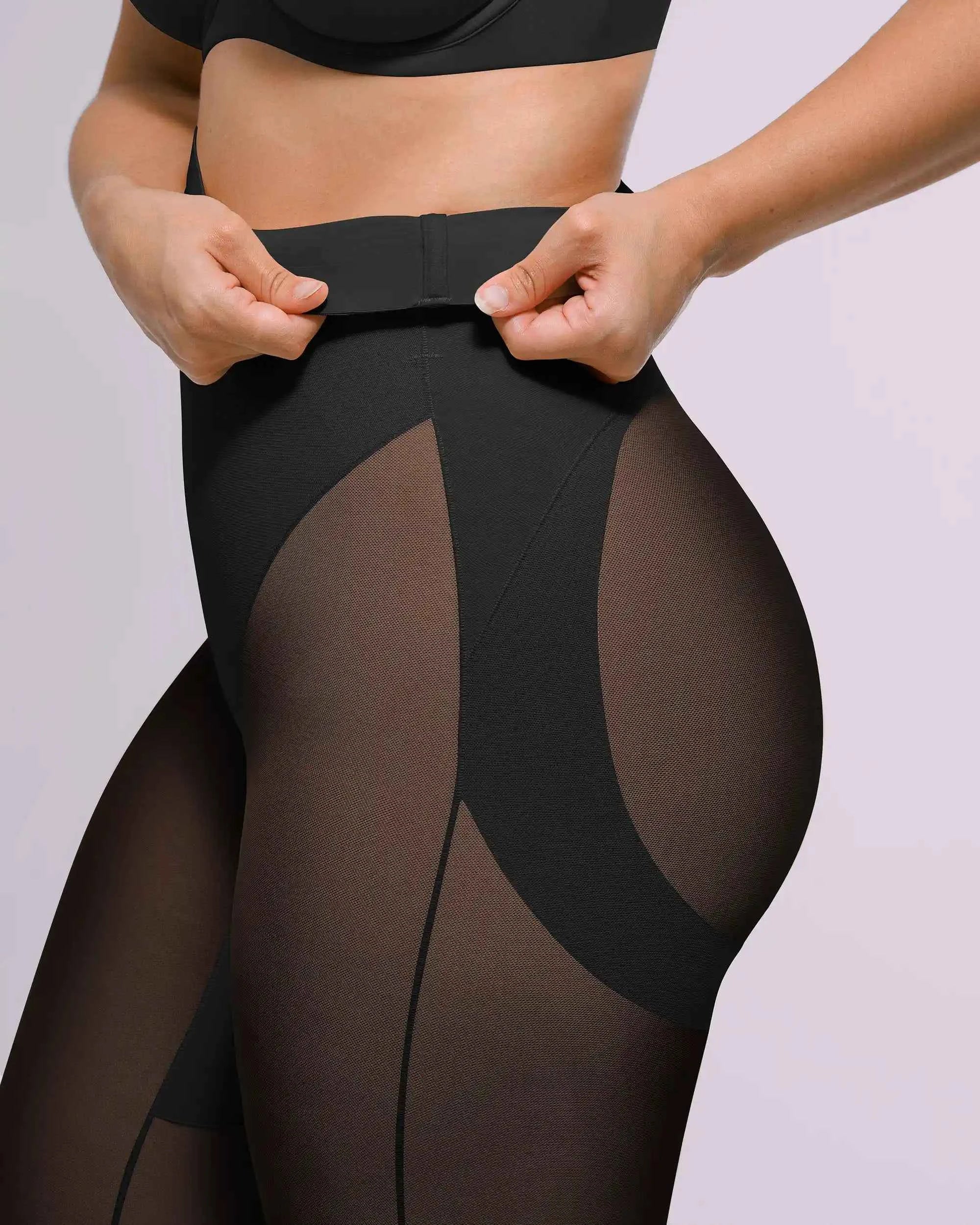 BOOT-YEAH Midi Dress - Black Butt-Lifting Seamless