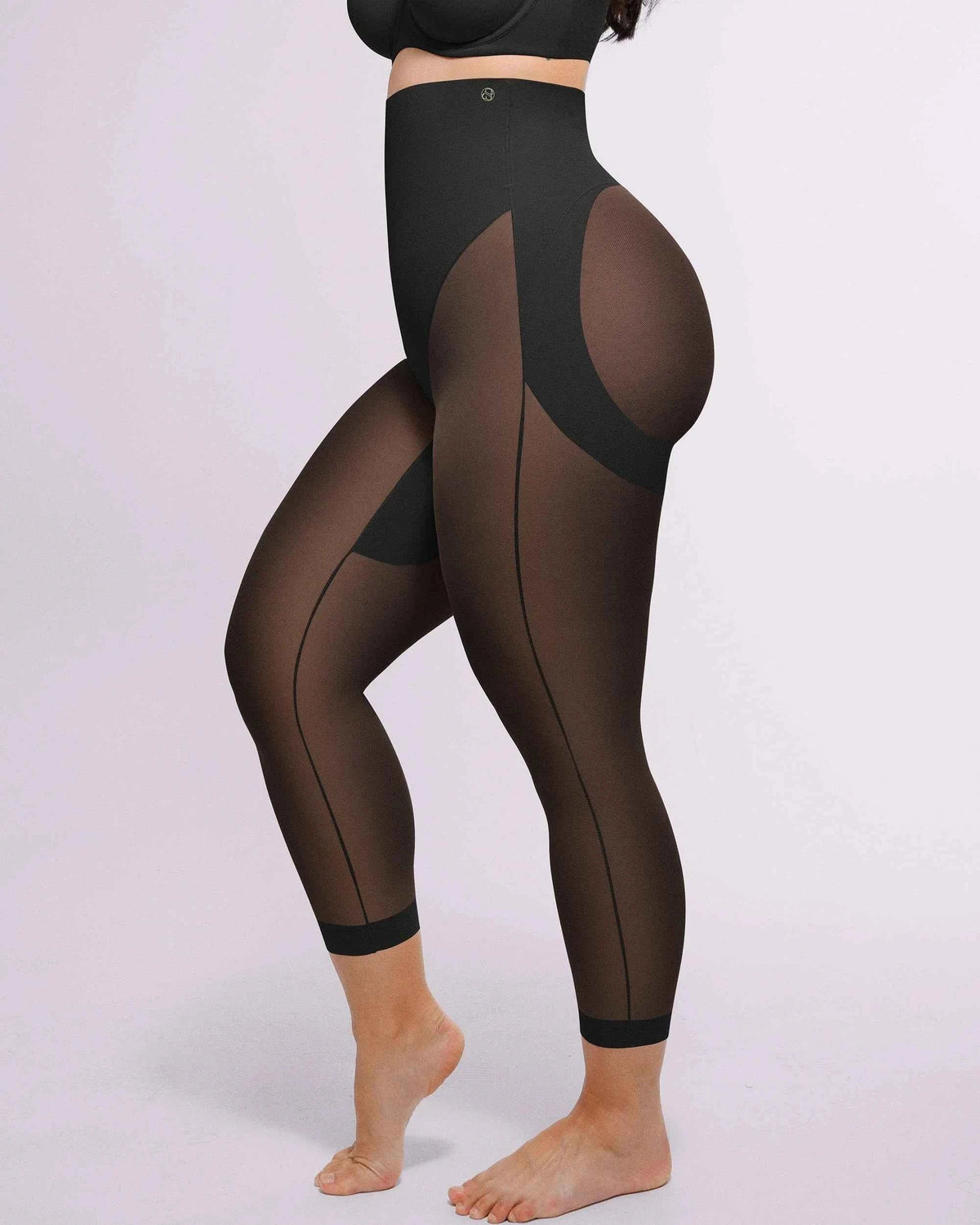 BOOT-YEAH Midi Dress - Black Butt-Lifting Seamless