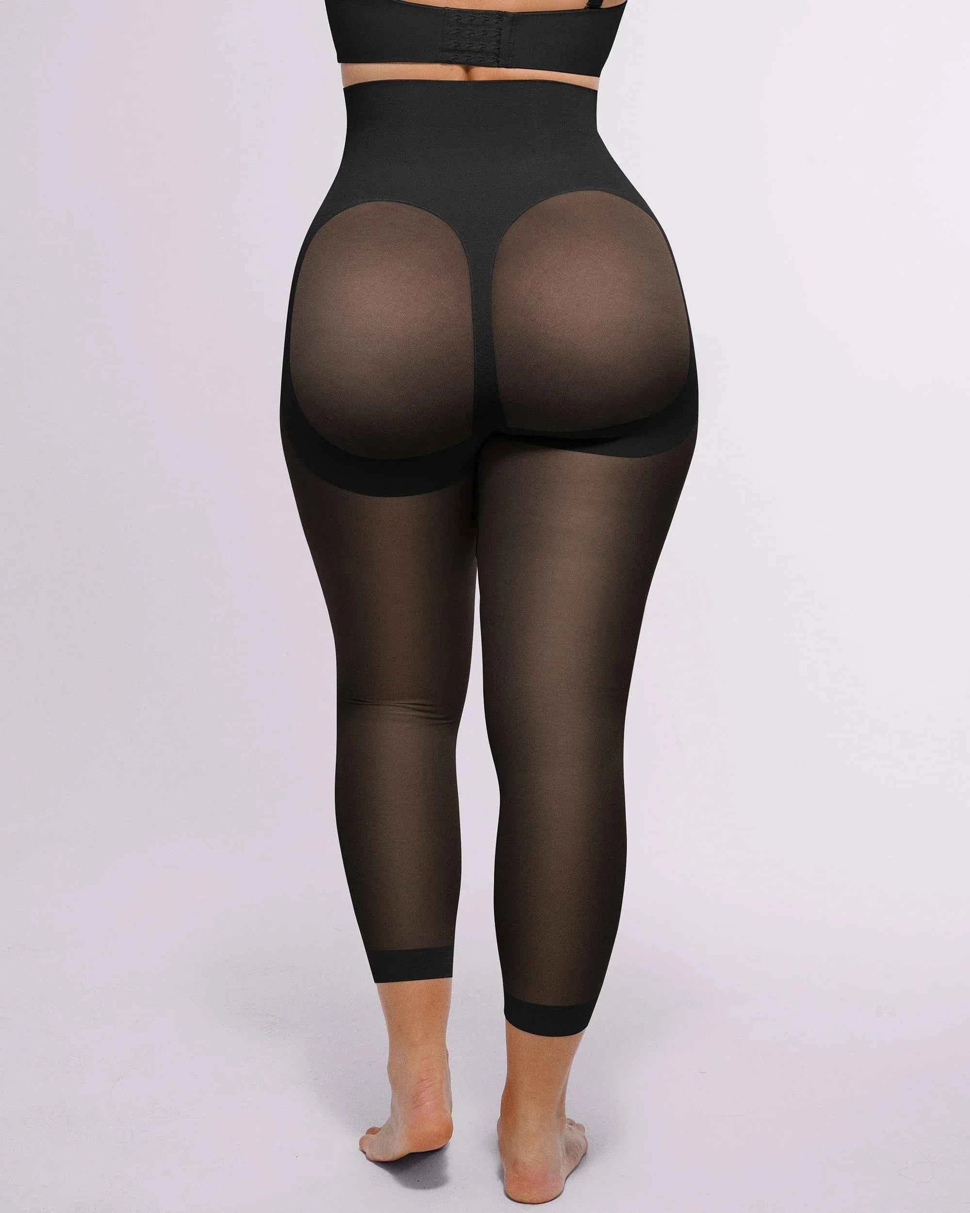 BOOT-YEAH Midi Dress - Black Butt-Lifting Seamless