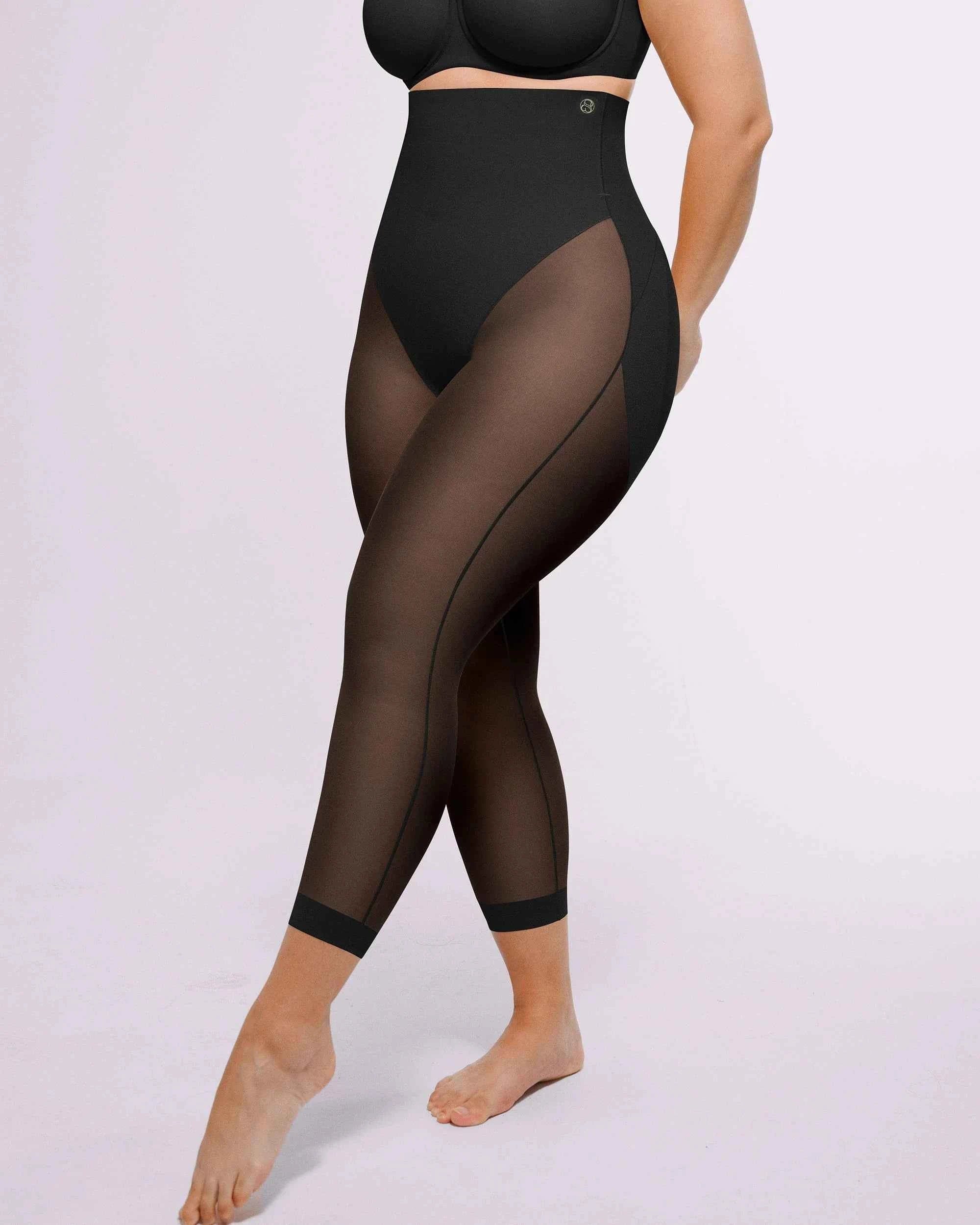 BOOT-YEAHâ„?Midi Capri - Black Butt-Lifting