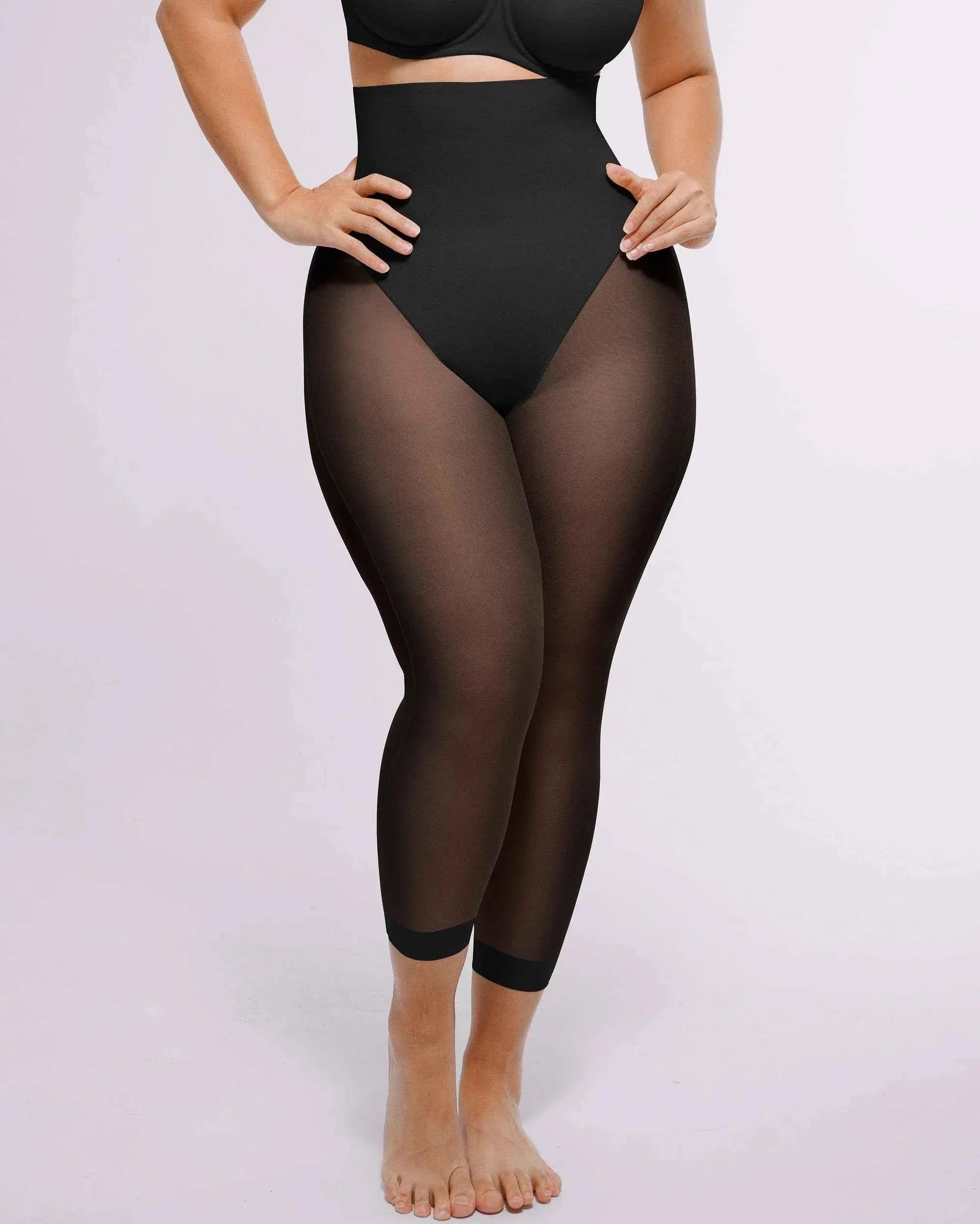 BOOT-YEAHâ„?Midi Capri - Black Butt-Lifting