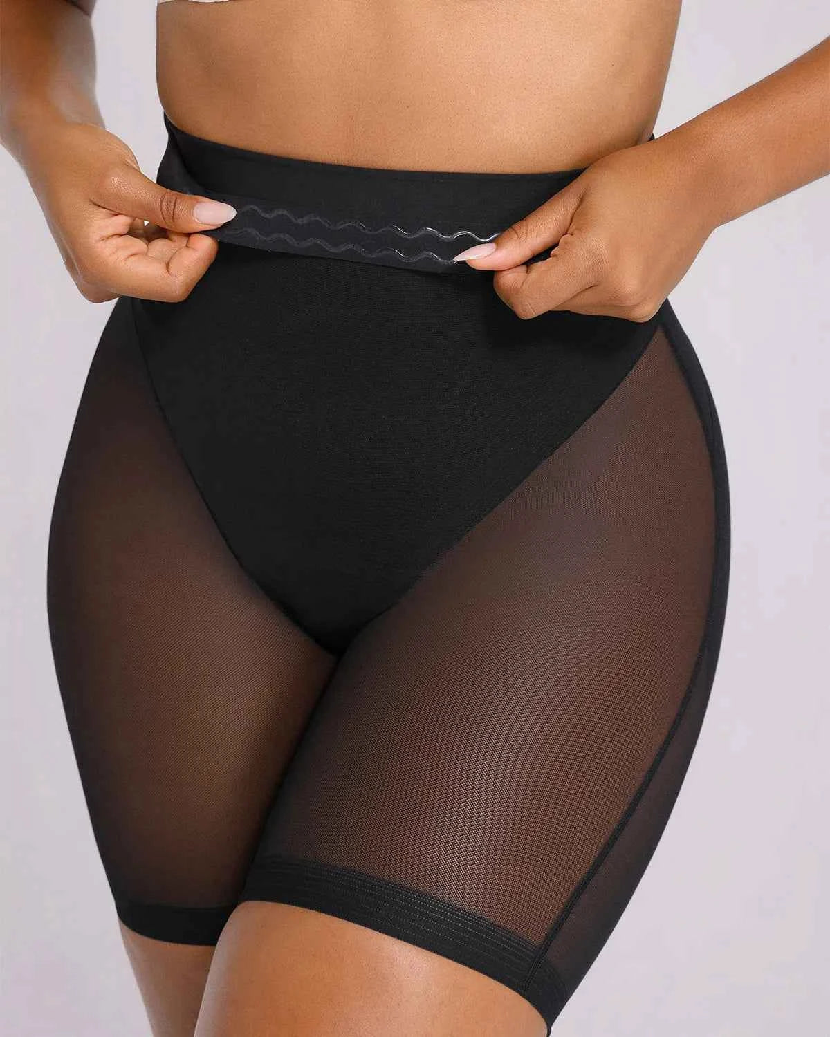 BOOT-YEAHâ„?MeshSmoothâ„?High-Waisted Mid Thigh Short