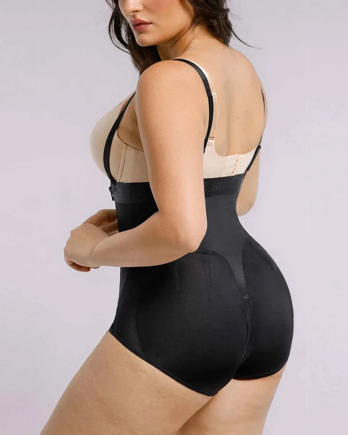 BOOT-YEAHâ„?High-Waisted Brief - Black Shaping Silhouette