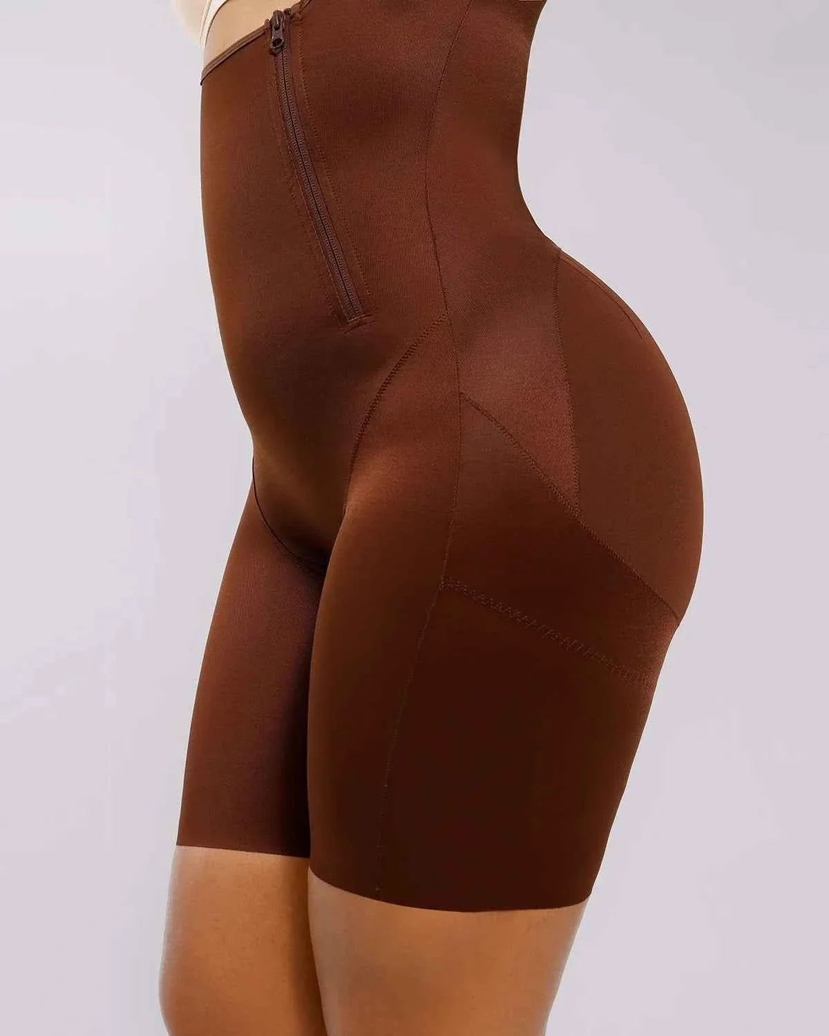 SilkSculpt Maxi Bodysuit - Black Open Bust