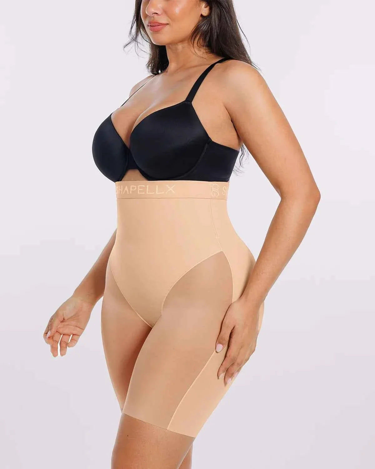 Bare Essentials Padded Short - Black Breathable Mesh