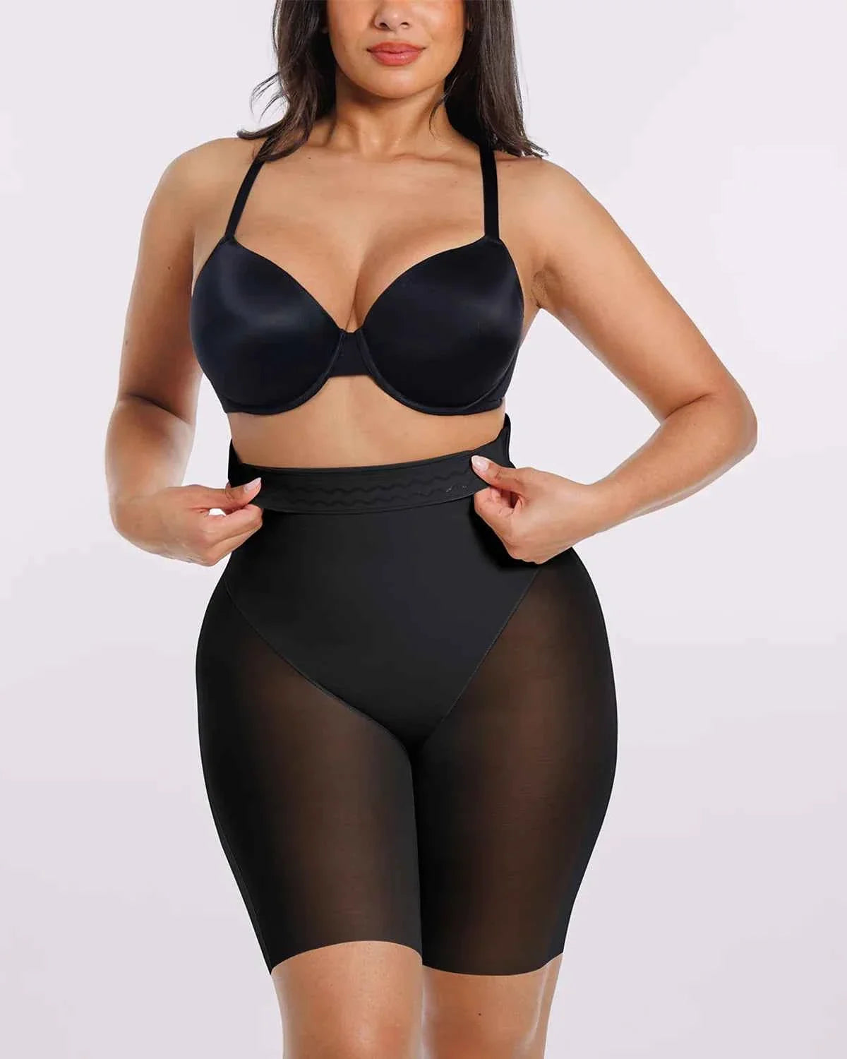 Bare Essentials Padded Short - Black Breathable Mesh