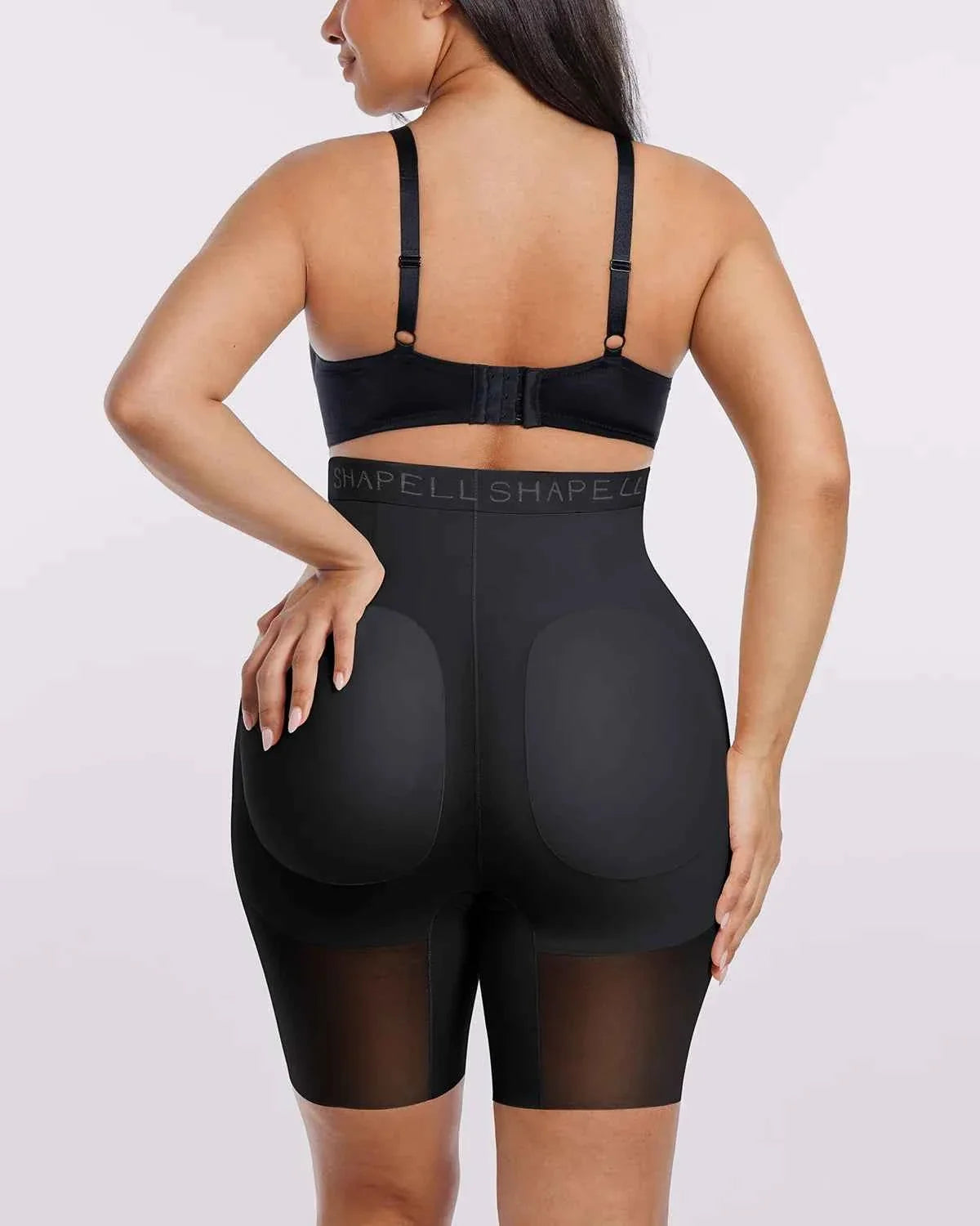Bare Essentials Padded Short - Black Breathable Mesh