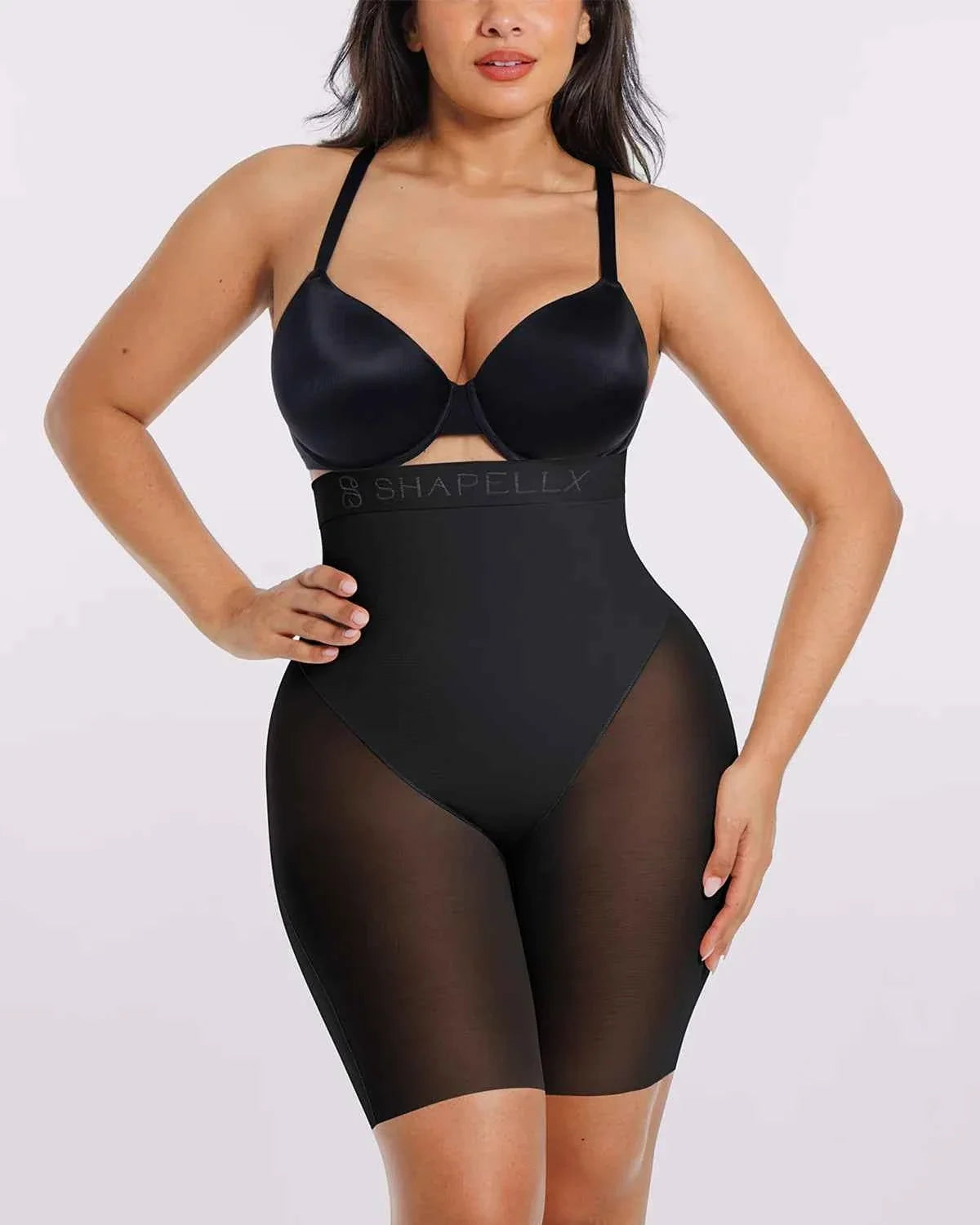 Bare Essentials Padded Short - Black Breathable Mesh