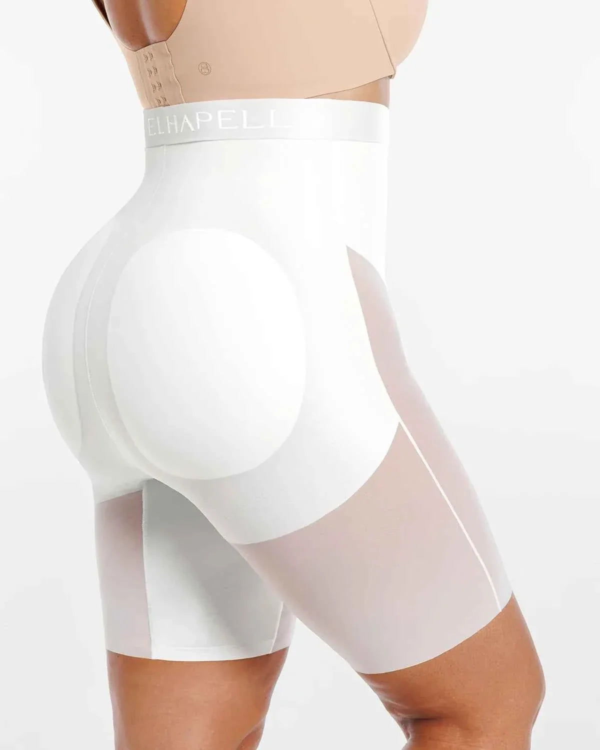 Bare Essentials Padded Short - Black Breathable Mesh