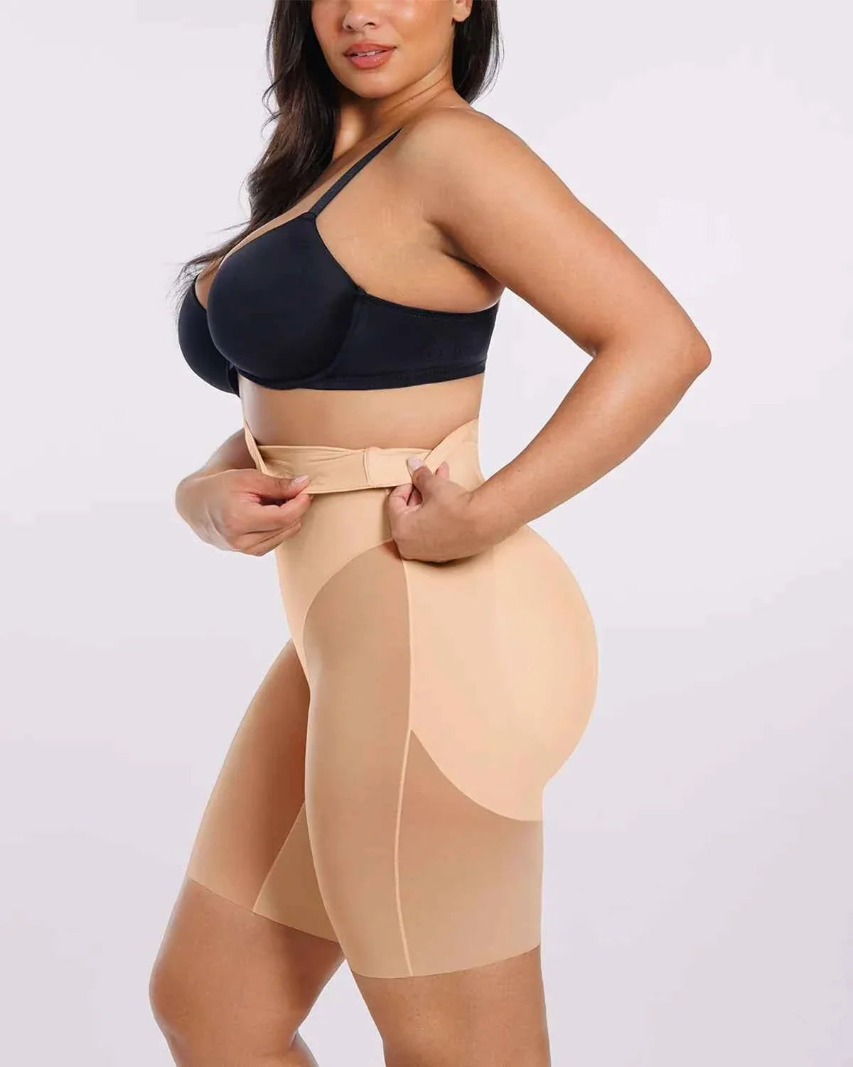 Bare Essentials Padded Short - Black Breathable Mesh