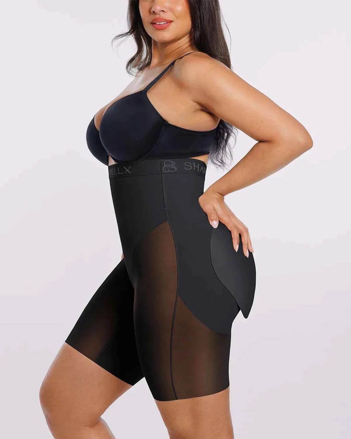Bare Essentials Padded Short - Black Breathable Mesh