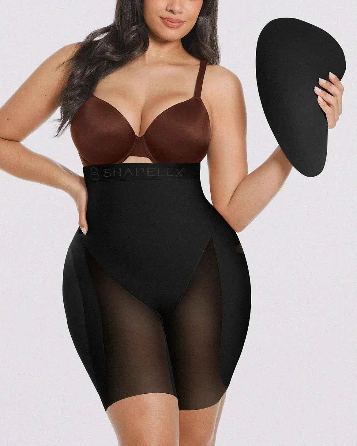 Bare Essentials Midi Dress - Black Tummy Control
