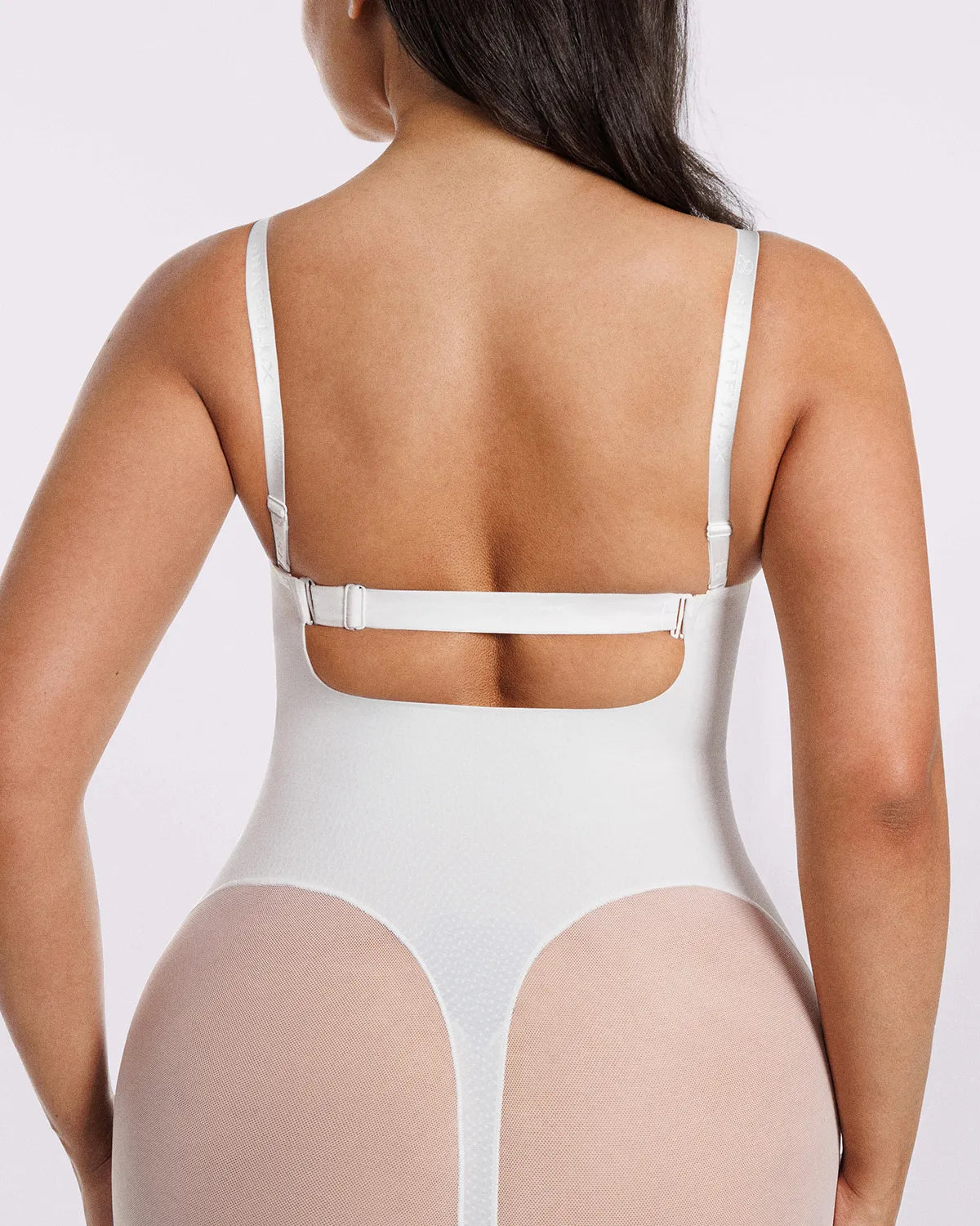 Bare Essentialsâ„?MeshSmoothâ„?Low Back Mid Thigh Bodysuit