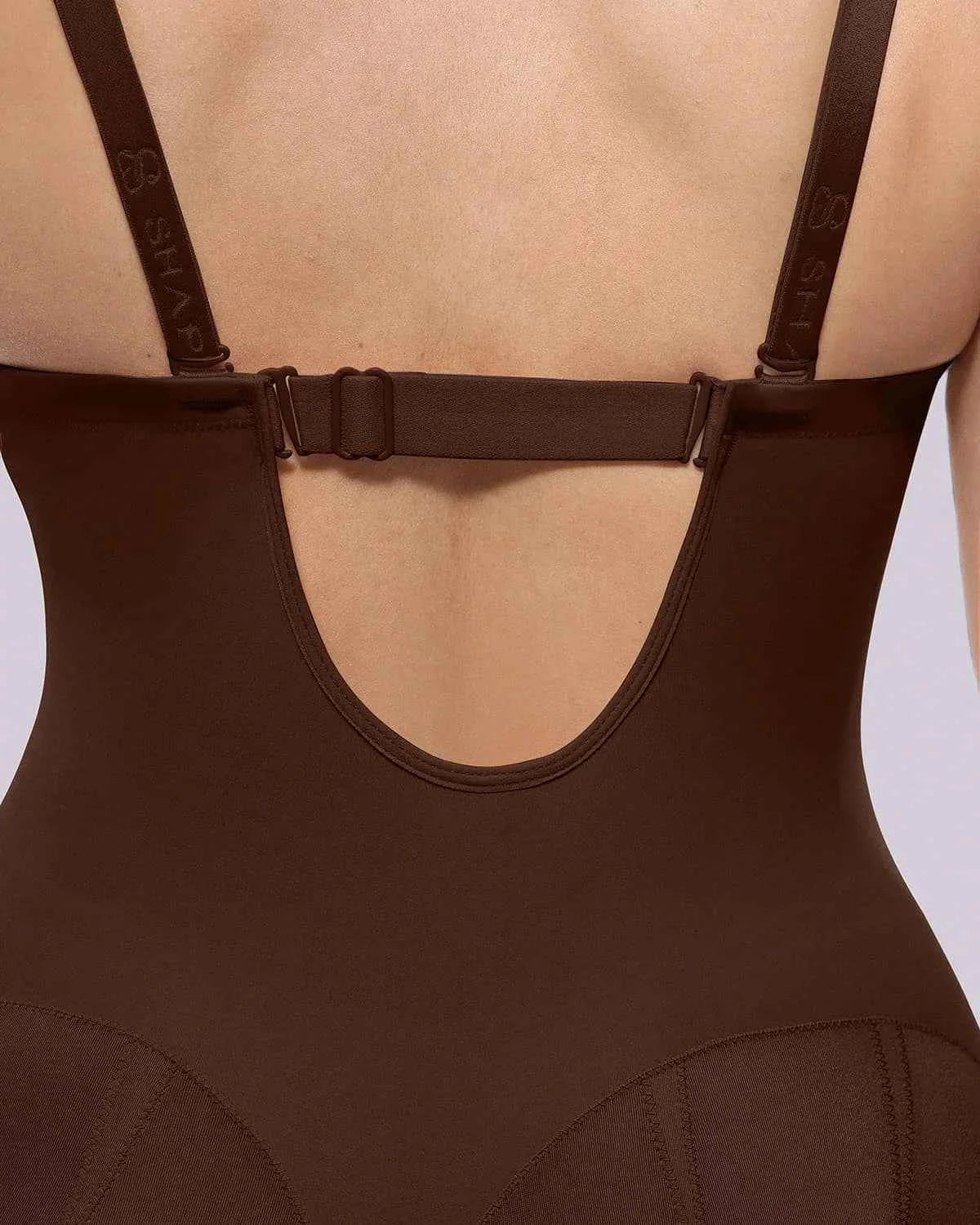 Bare Essentials Midi Bodysuit - Black Strapless
