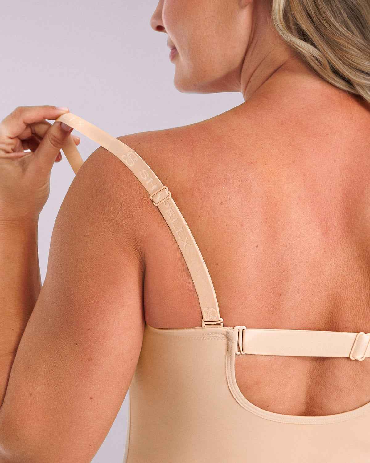 Bare Essentials Strapless Bodysuit - Black Thong