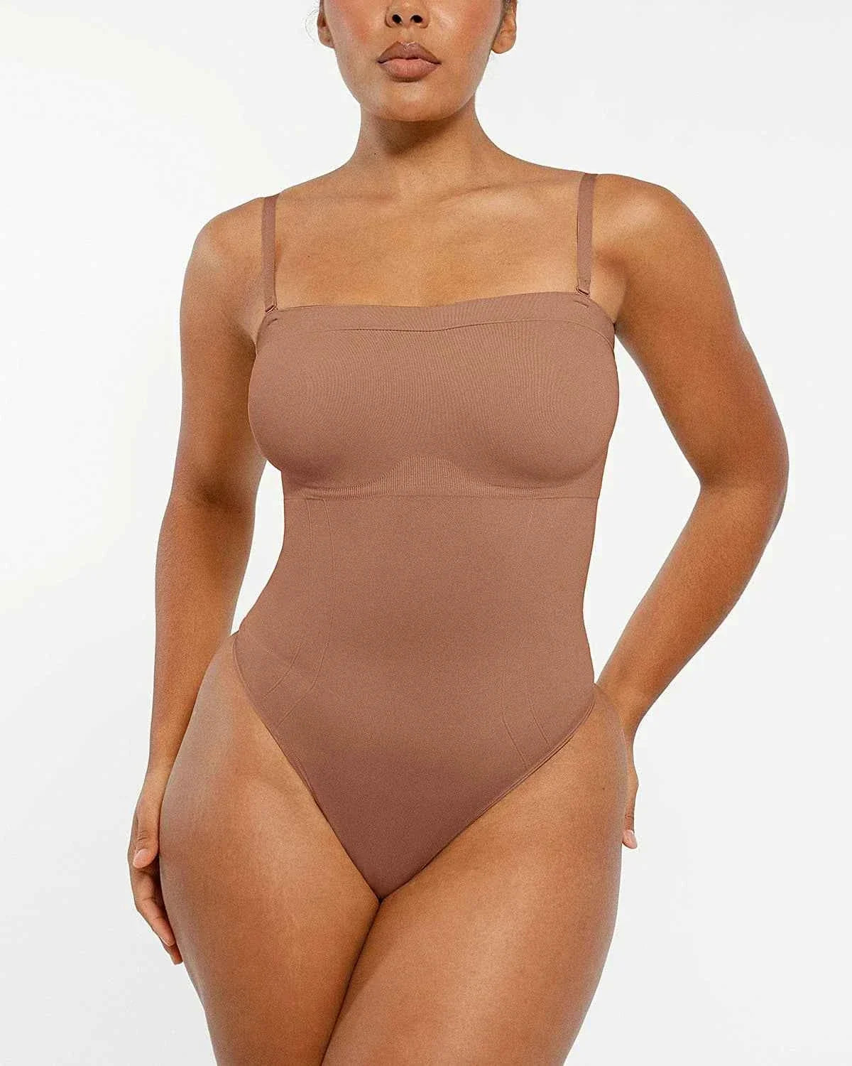 Bare Essentials Strapless Bodysuit - Black Sculpting