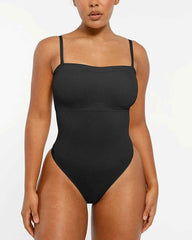 Bare Essentials Strapless Bodysuit - Black Sculpting