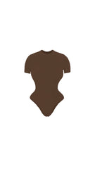 Chloe Pink Brown Short Sleeve Bodysuit