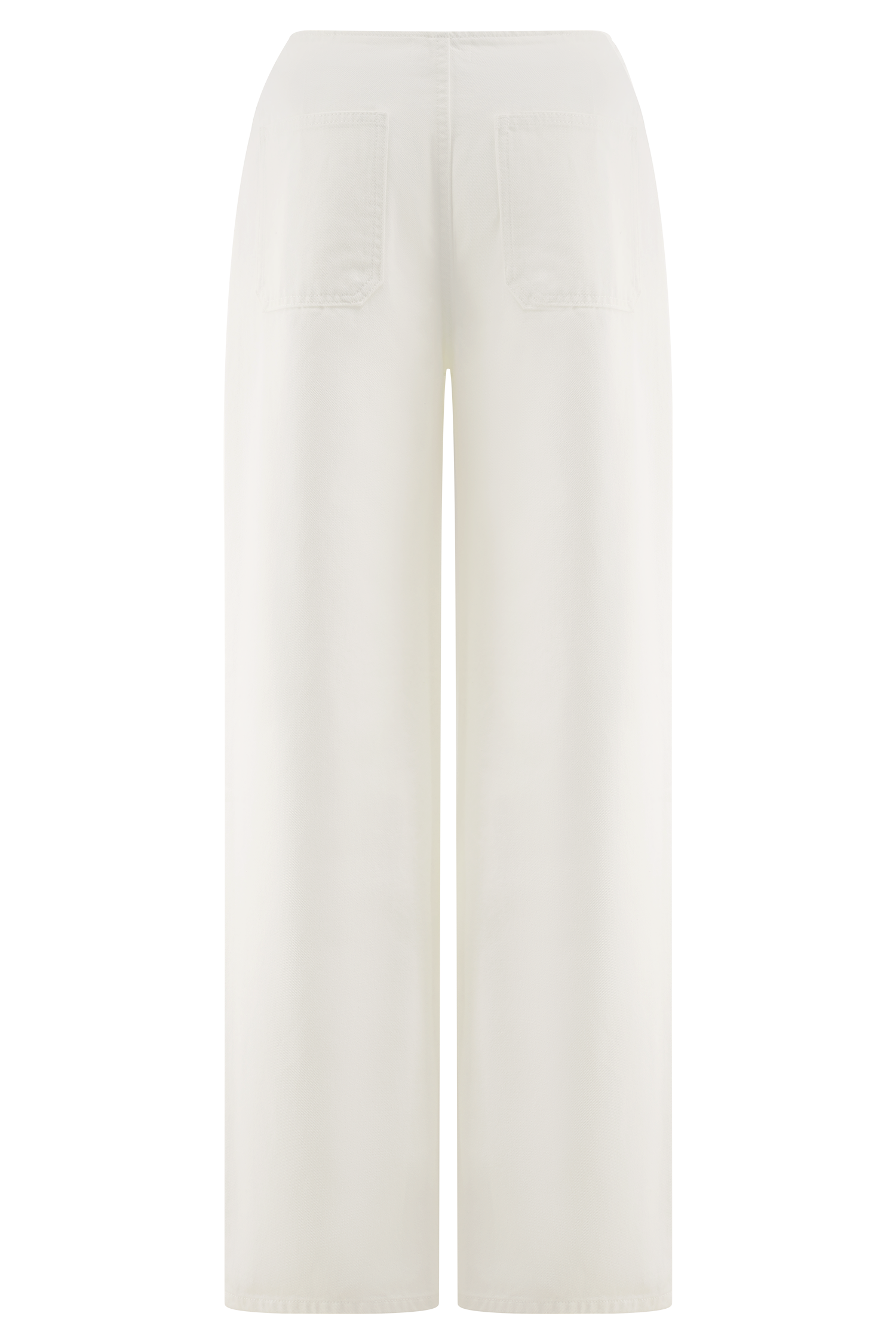 Caitlin White Mid Rise Denim Jeans