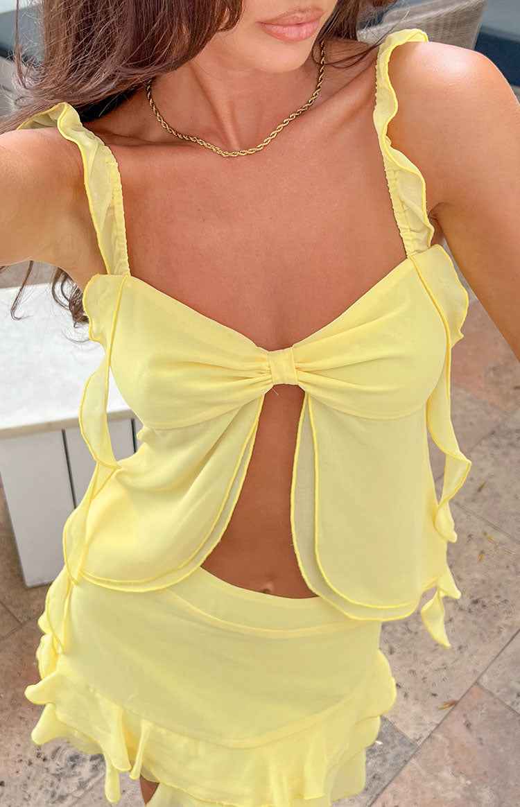 SLEEVELESS RUFFLE MINI SUMMER CASUAL DRESS