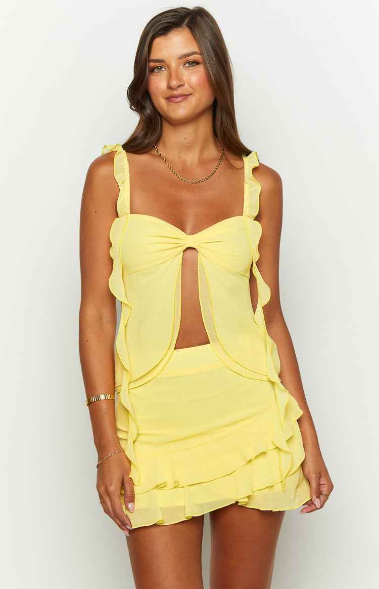 SLEEVELESS RUFFLE MINI SUMMER CASUAL DRESS