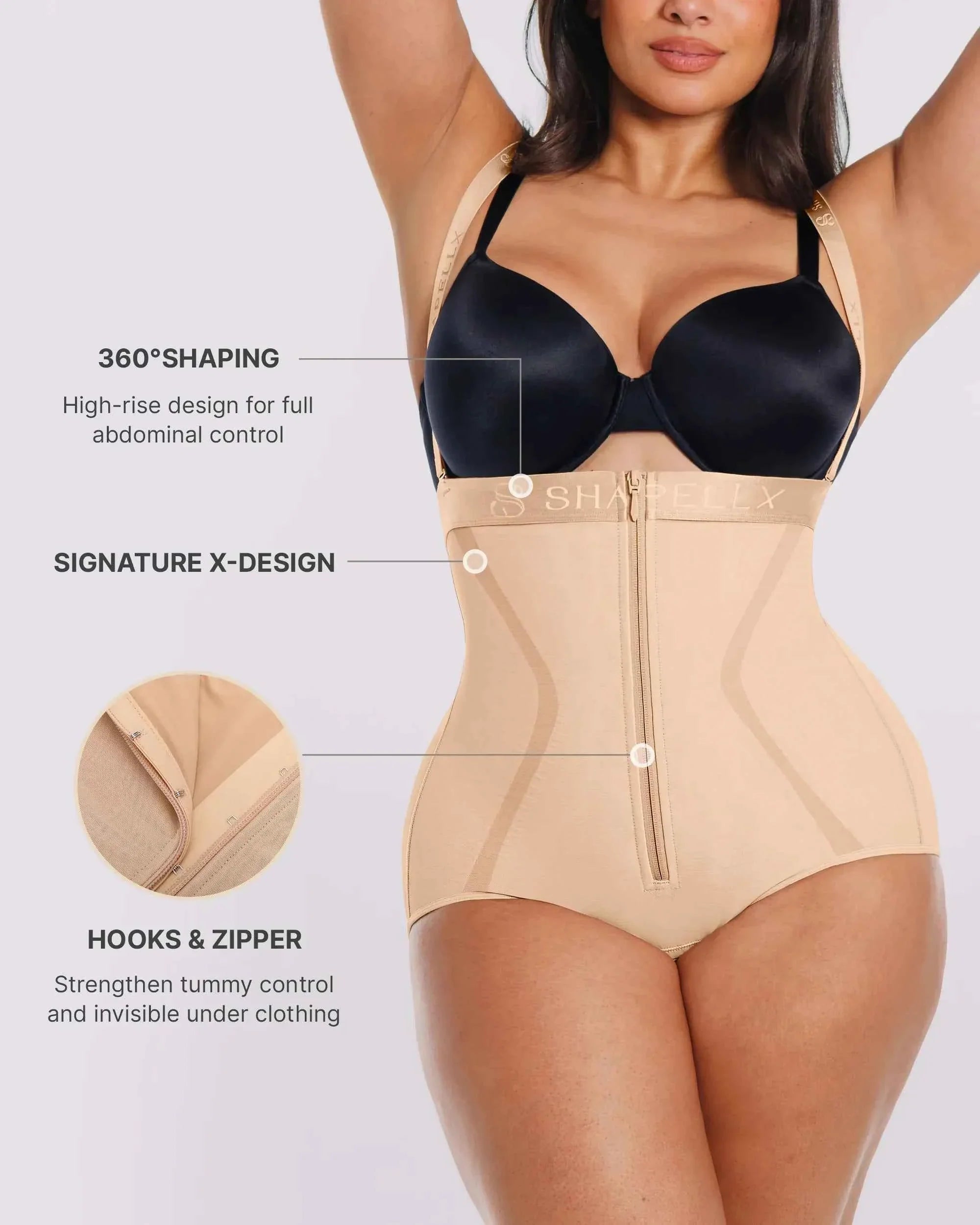 Curve Codeâ„?Maxi Brief - Black Mesh Shaping