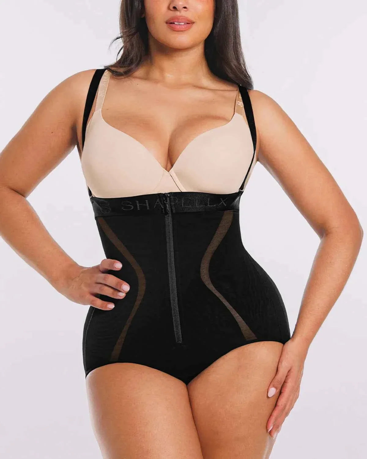 Curve Codeâ„?Maxi Brief - Black Mesh Shaping