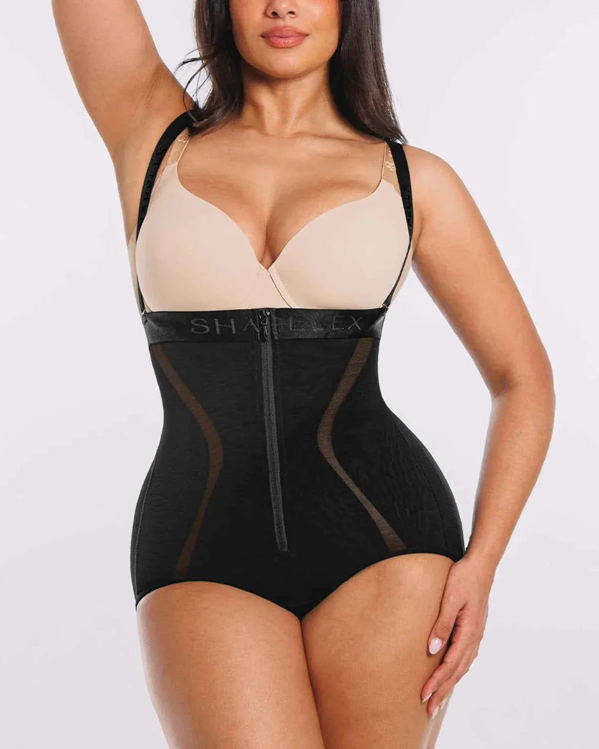 Curve Codeâ„?Maxi Brief - Black Mesh Shaping