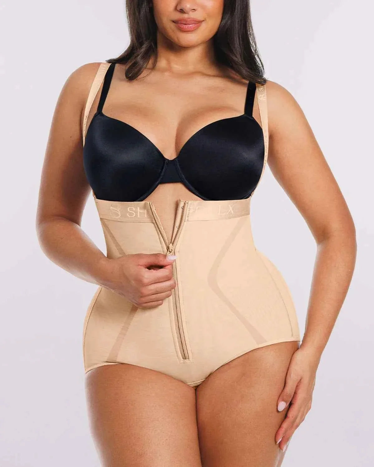 Curve Codeâ„?Maxi Brief - Black Mesh Shaping