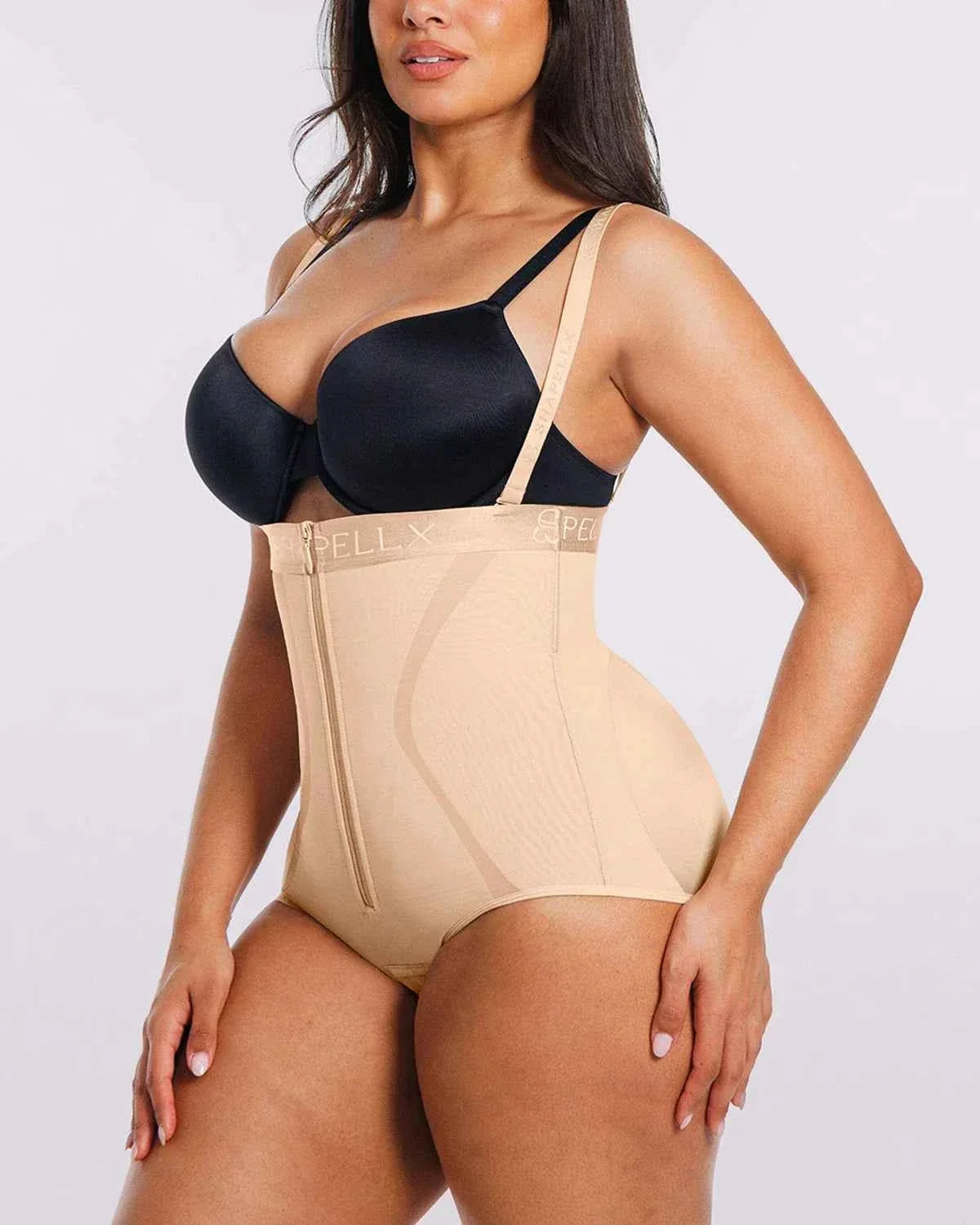 Curve Codeâ„?Maxi Brief - Black Mesh Shaping