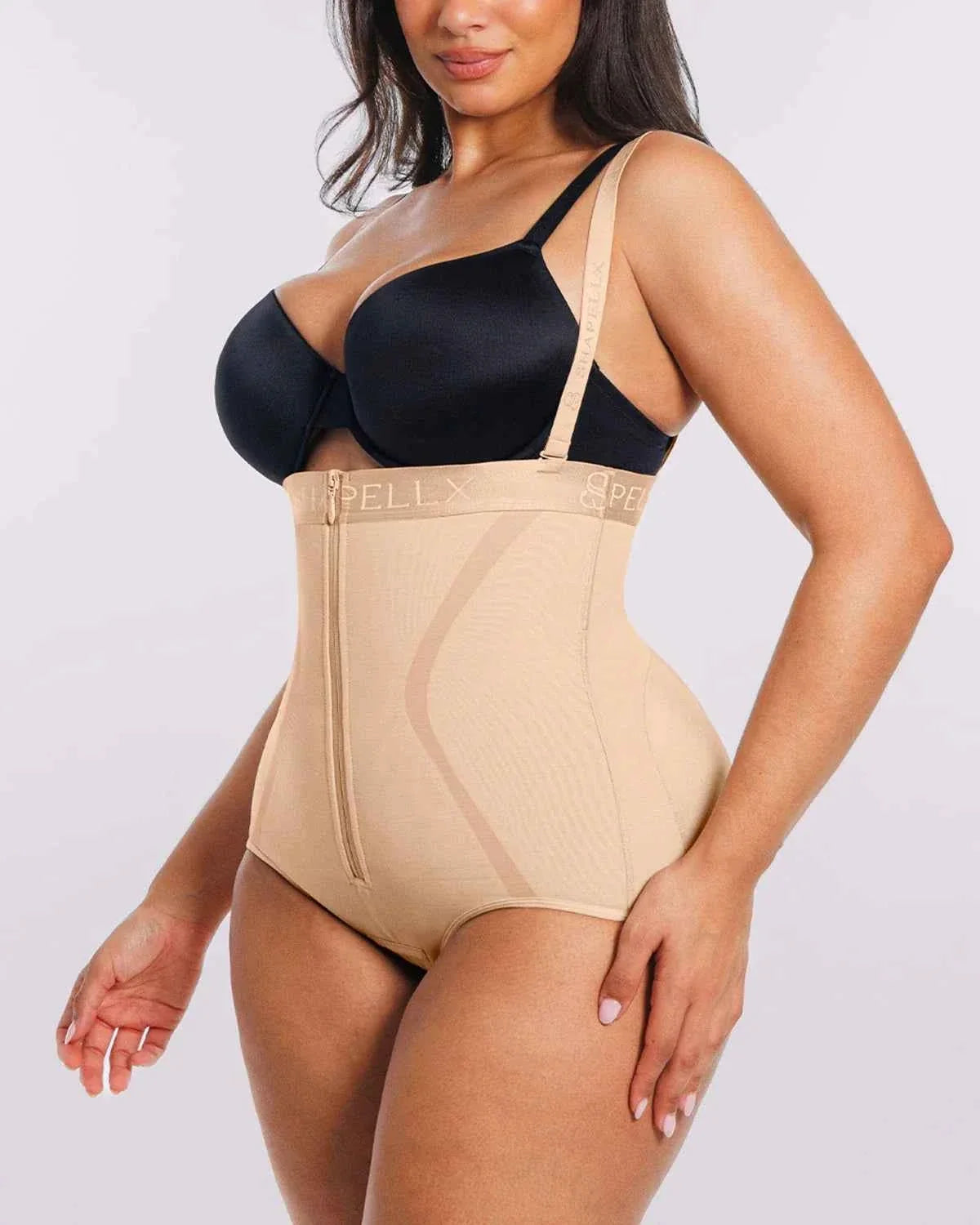 Curve Codeâ„?Maxi Brief - Black Mesh Shaping