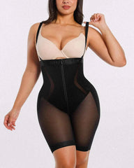 Curve Codeâ„?Mini Dress - Black Mesh Compression