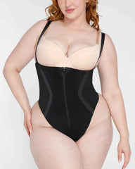 Curve Codeâ„?Sculpting Thong - Black X-Shape Design