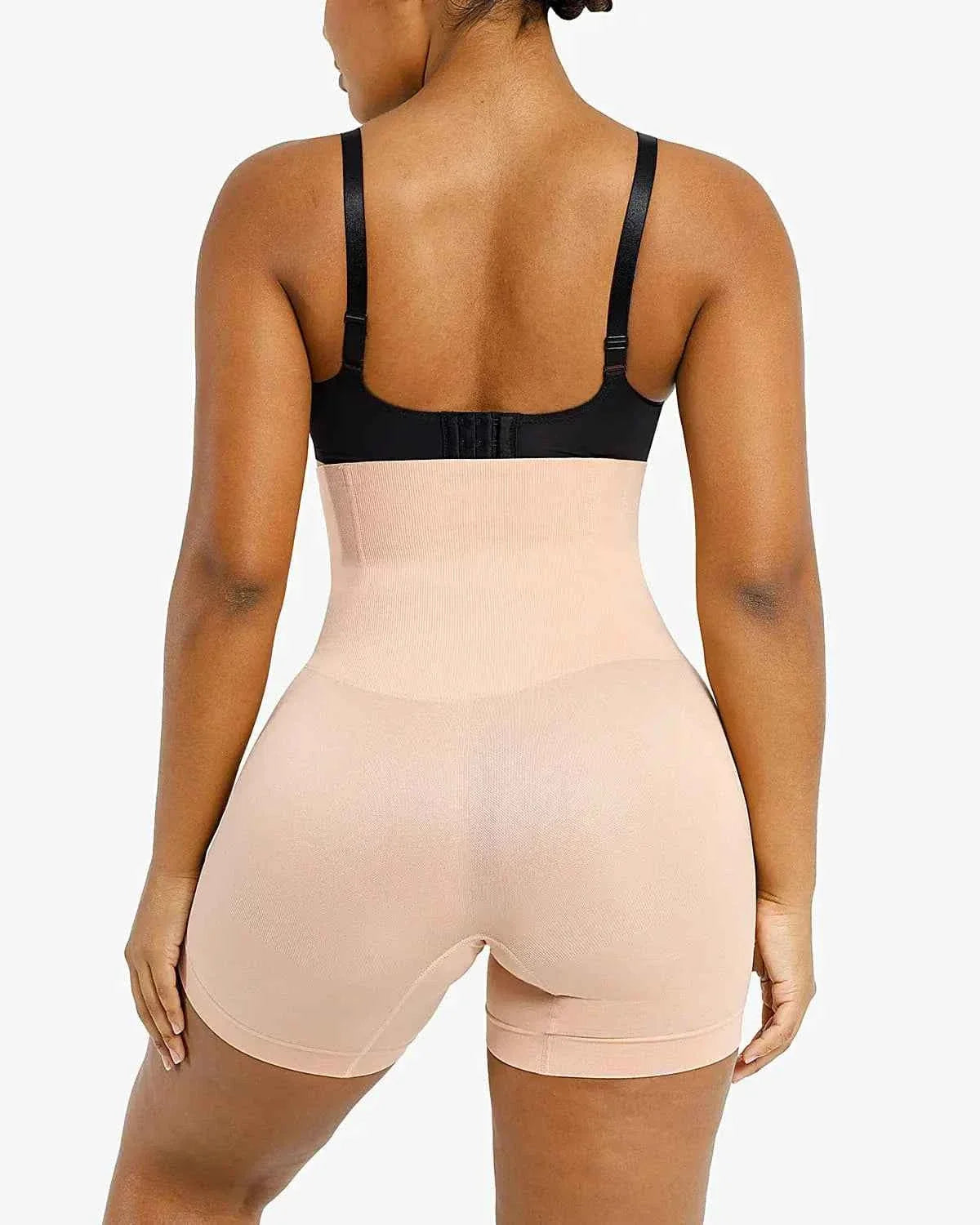 Bare Essentials Eco Seamless Thong - Black High Waist