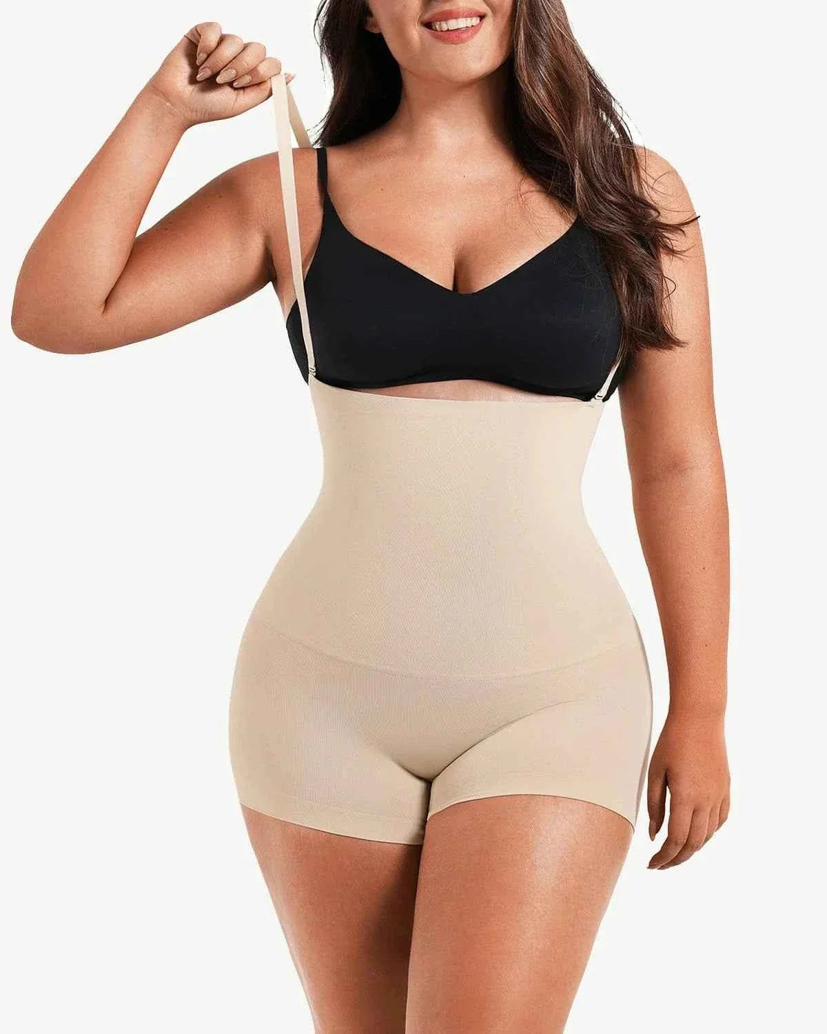 Bare Essentials Eco Shaper Boyshort - Black Seamless