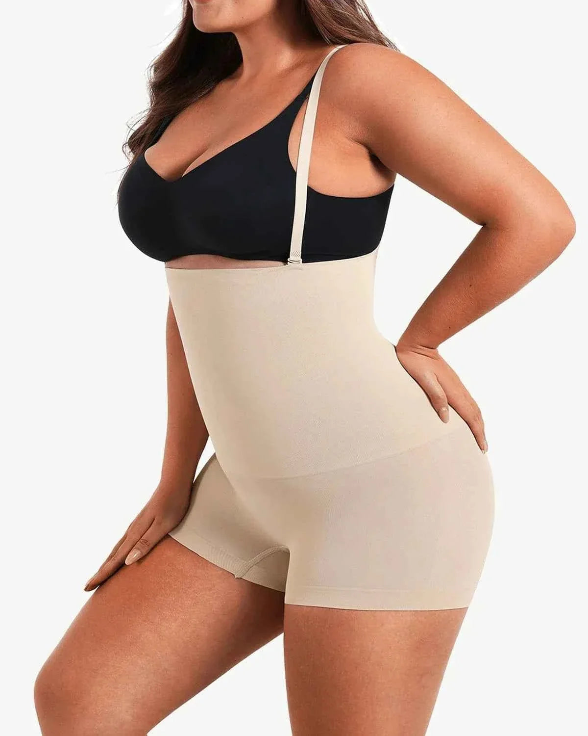 Bare Essentials Eco Shaper Boyshort - Black Seamless