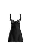 Amanda Mini Dress in Chic Playful Vibes
