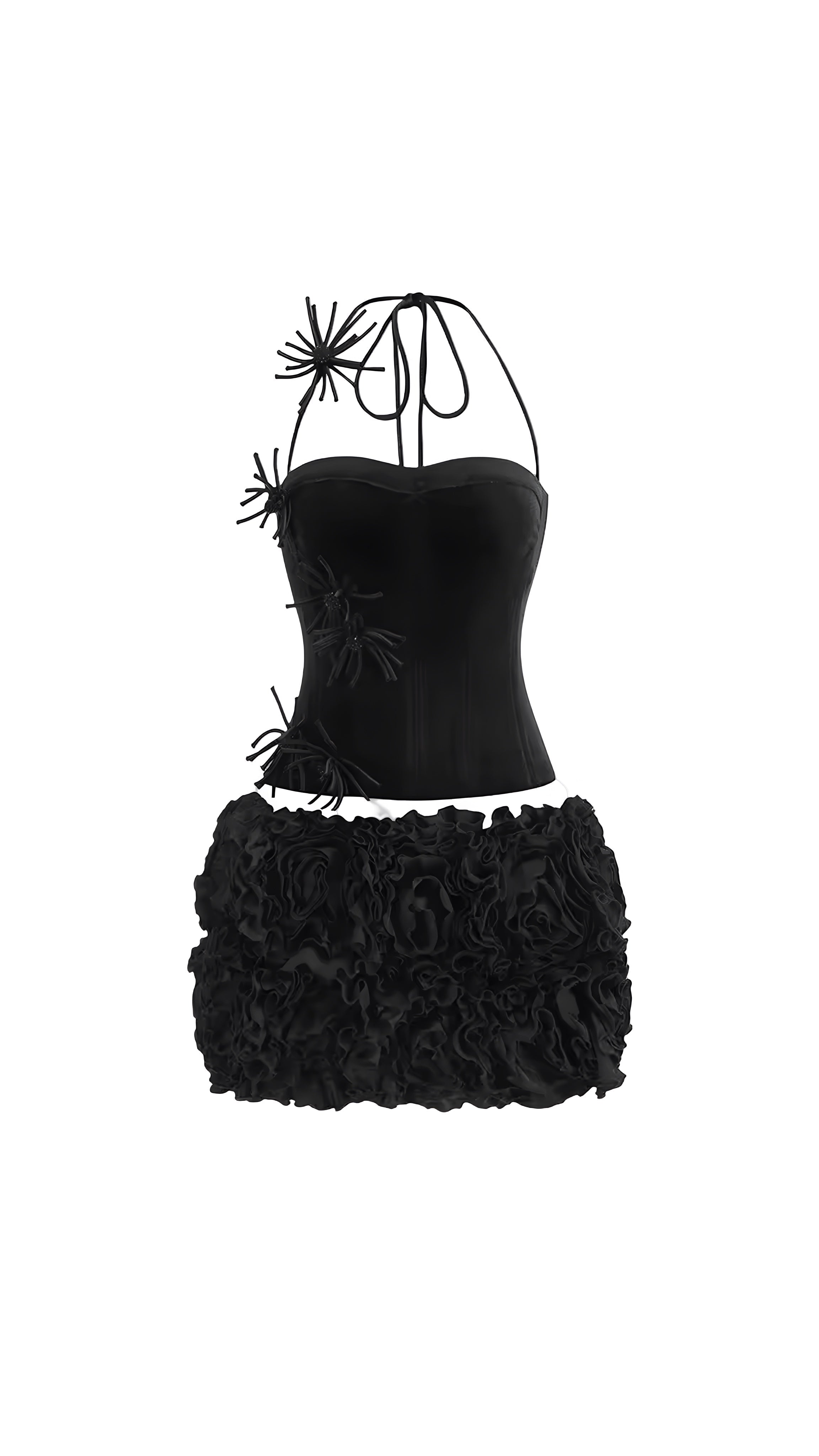 Marialena Bold Floral Two-Piece Ensemble