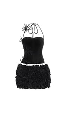 Marialena Bold Floral Two-Piece Ensemble