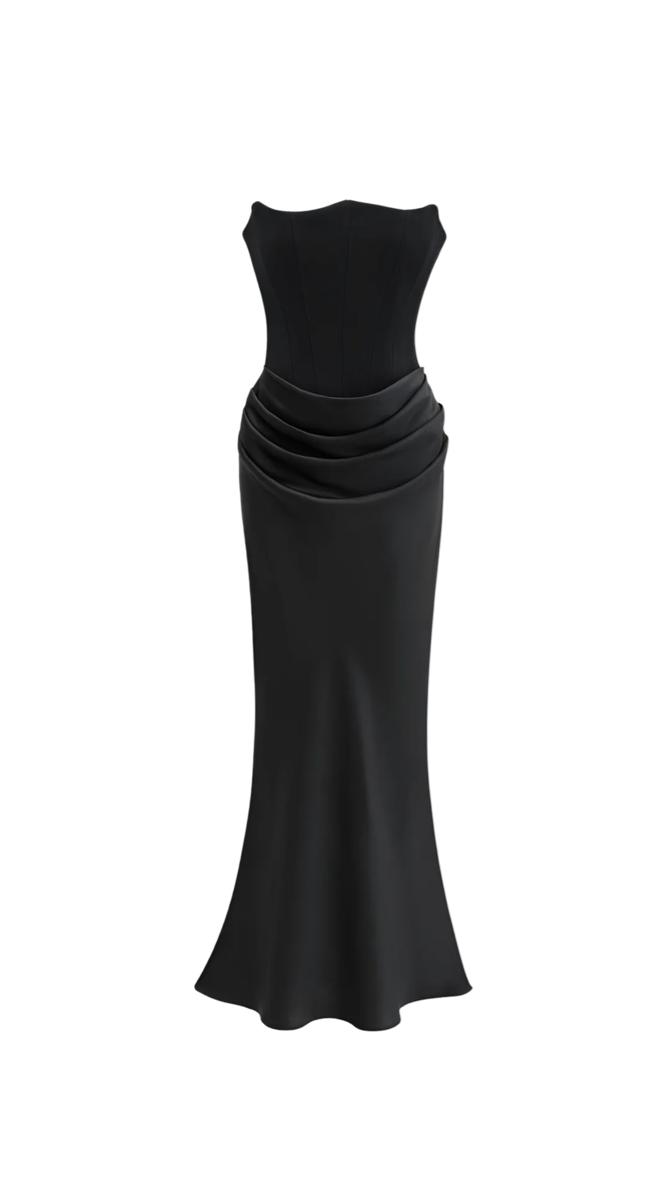 Scarlette Taupe Black Maxi Dress