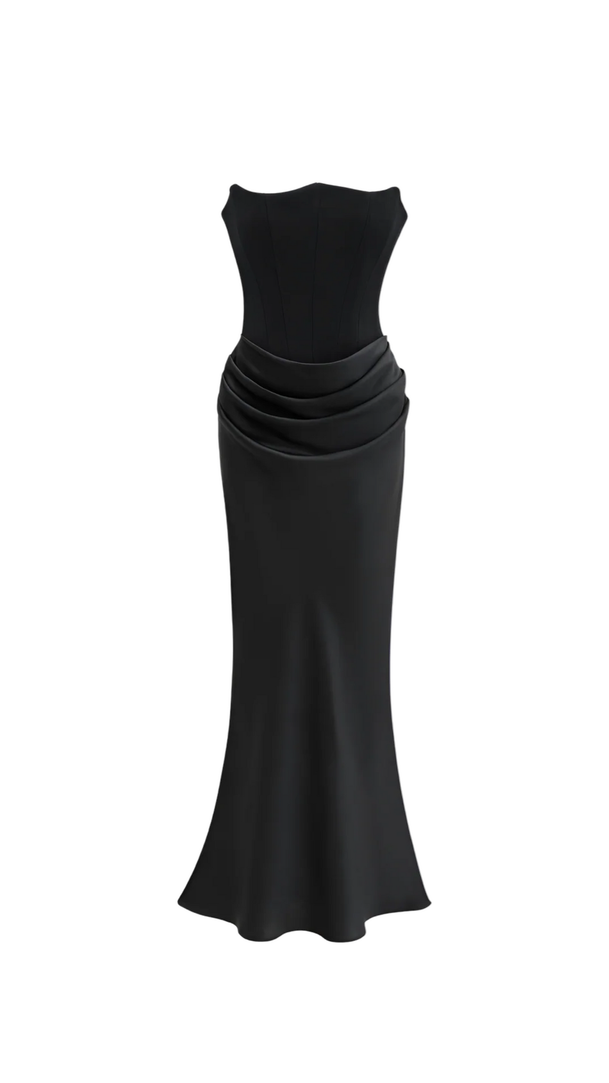 Scarlette Taupe Black Maxi Dress
