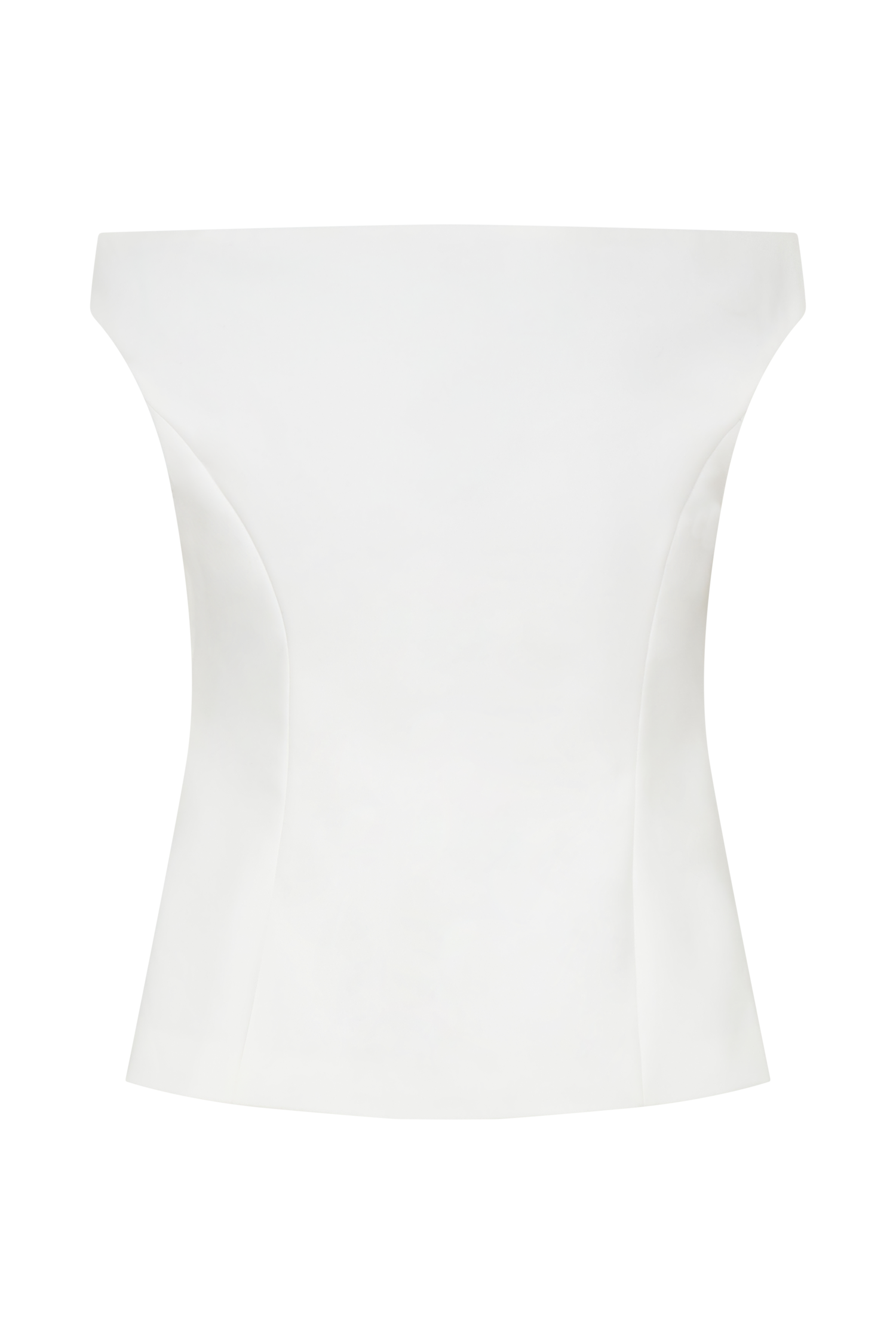 Billie White Off-Shoulder Button Top