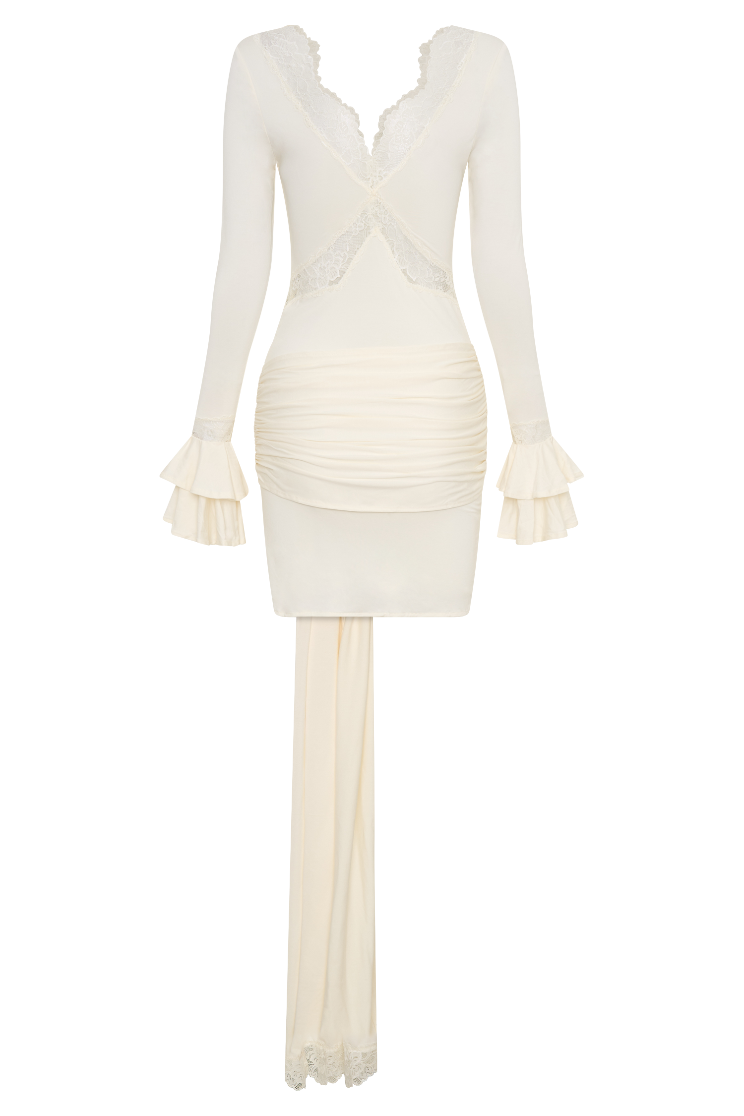Electra Ivory Lace Mini Dress